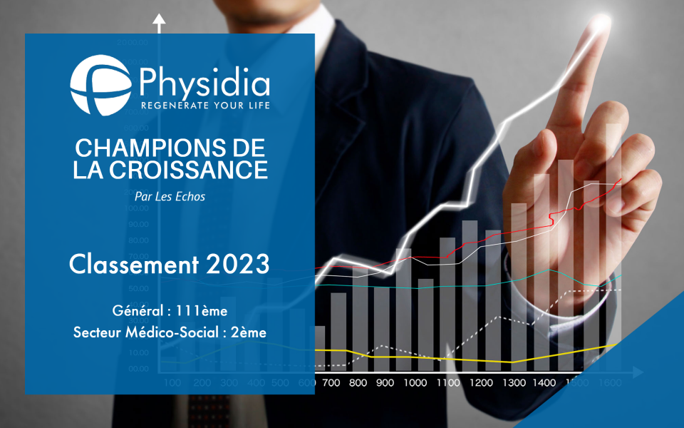 Physidia, Champions de la croissance 2023