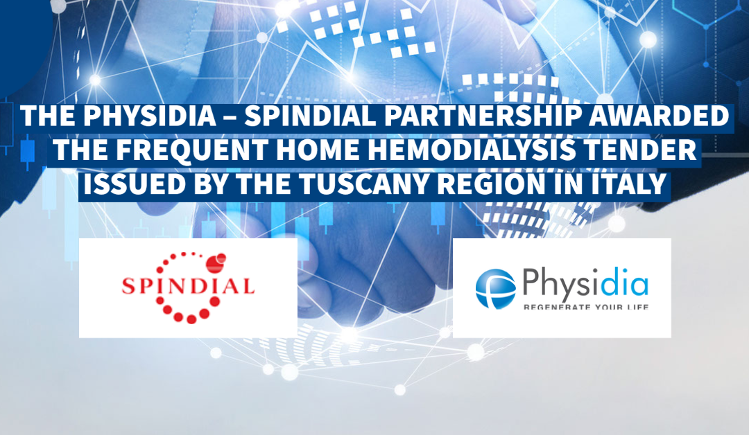 The Physidia – Spindial partnership has been awarded the frequent home hemodialysis tender issued by the Tuscany region in Italy